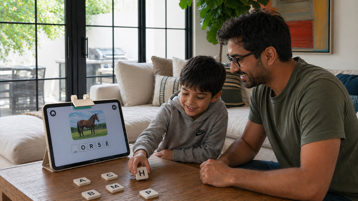 Screen-guided physical-world activities